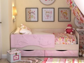 Кровать детская Алиса КР 812 розовая 1600 в Каслях - kasli.mebel74.com | фото