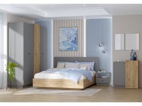 Кровать Квадро арт.031-М1 1400 Графит в Каслях - kasli.mebel74.com | фото 2