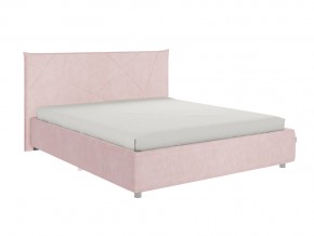 Кровать Квест 1600 велюр нежно-розовый в Каслях - kasli.mebel74.com | фото