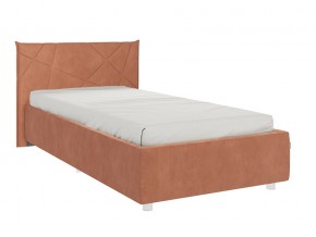 Кровать Квест 900 велюр персик в Каслях - kasli.mebel74.com | фото