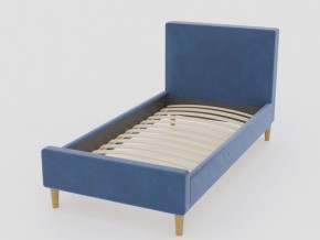 Кровать Линси 900 синий в Каслях - kasli.mebel74.com | фото