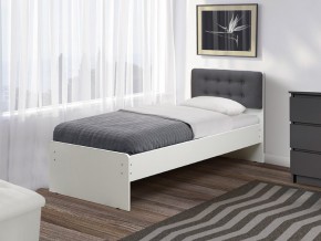 Кровать одинарная №6 800х1900 с мягкой спинкой в Каслях - kasli.mebel74.com | фото 1