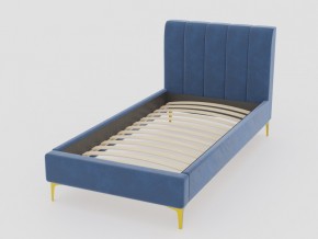 Кровать Рошаль 900 синий в Каслях - kasli.mebel74.com | фото