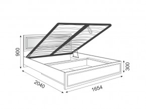 Кровать с мягкой спинкой Беатрис 11 Дуб млечный в Каслях - kasli.mebel74.com | фото 2
