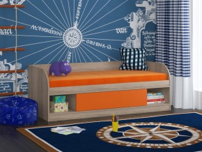 Кровать Соня 4 сонома-оранжевый в Каслях - kasli.mebel74.com | фото 1