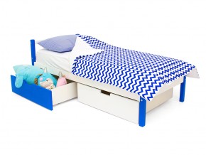 Кровать Svogen classic с ящиками сине-белый в Каслях - kasli.mebel74.com | фото 3