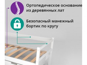 Кровать-тахта Svogen дерево-белый в Каслях - kasli.mebel74.com | фото 2