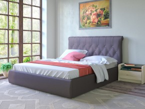 Кровать Тиффани 160 подъемная коричневая в Каслях - kasli.mebel74.com | фото 3