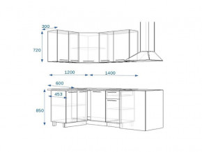 Кухонный гарнитур 3Р РоялВуд 1200*1400 мм в Каслях - kasli.mebel74.com | фото 2