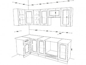 Кухонный гарнитур 5 Белый Вегас 1000х2400 мм в Каслях - kasli.mebel74.com | фото 2