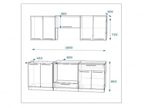 Кухонный гарнитур 7а Грецкий орех 1800 в Каслях - kasli.mebel74.com | фото 2