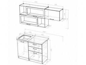 Кухонный гарнитур Алина экстра 1700 мм в Каслях - kasli.mebel74.com | фото 5