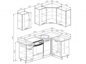 Кухонный гарнитур Антрацит 2000х1200 в Каслях - kasli.mebel74.com | фото 3