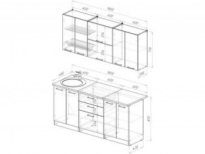 Кухонный гарнитур Антика макси 2 1800 мм в Каслях - kasli.mebel74.com | фото 6