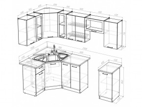 Кухонный гарнитур Арина оптима 1300х2500 мм в Каслях - kasli.mebel74.com | фото 6