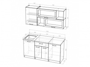 Кухонный гарнитур Кира стандарт 1600 мм в Каслях - kasli.mebel74.com | фото 5