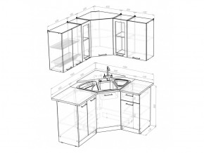 Кухонный гарнитур Лариса оптима 2 1500х1300 мм в Каслях - kasli.mebel74.com | фото 5