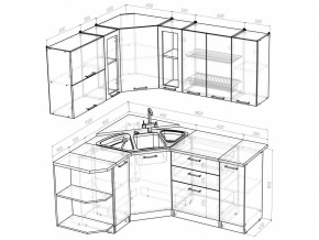 Кухонный гарнитур Лариса оптима 3 1500х1800 мм в Каслях - kasli.mebel74.com | фото 5