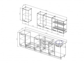 Кухонный гарнитур Лофт 2800 в Каслях - kasli.mebel74.com | фото 3