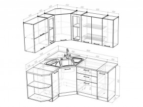 Кухонный гарнитур Лоретта оптима 1500х1800 мм в Каслях - kasli.mebel74.com | фото 6