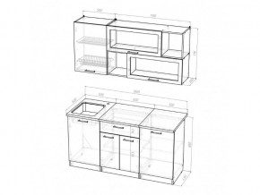 Кухонный гарнитур Лоретта стандарт 1600 мм в Каслях - kasli.mebel74.com | фото 7