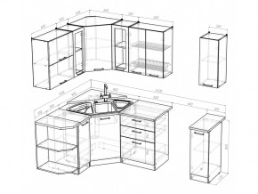 Кухонный гарнитур Лира оптима 1500х1800 мм в Каслях - kasli.mebel74.com | фото 5