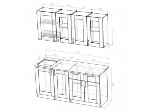 Кухонный гарнитур Ника демо 1700 мм в Каслях - kasli.mebel74.com | фото 4