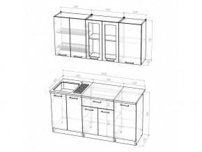 Кухонный гарнитур Ника стандарт 1600 мм в Каслях - kasli.mebel74.com | фото 5