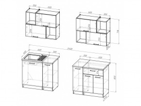 Кухонный гарнитур Ольга макси 5 1800 мм в Каслях - kasli.mebel74.com | фото 6