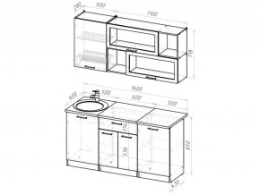 Кухонный гарнитур Паола стандарт 1600 мм в Каслях - kasli.mebel74.com | фото 6