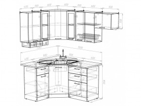 Кухонный гарнитур Симона литл 1300х2000 мм в Каслях - kasli.mebel74.com | фото 6