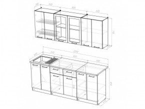 Кухонный гарнитур Татьяна ультра 2000 мм в Каслях - kasli.mebel74.com | фото 5