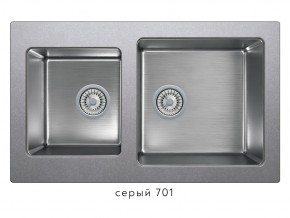 Мойка комбинированная Tolero twist TTS-840 Серый 701 в Каслях - kasli.mebel74.com | фото