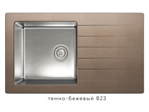 Мойка комбинированная Tolero twist TTS-860 Темно-бежевый 82 в Каслях - kasli.mebel74.com | фото