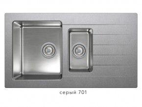 Мойка комбинированная Tolero twist TTS-890 Серый 701 в Каслях - kasli.mebel74.com | фото