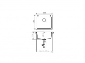 Мойка кварцевая Tolero R-111 Сафари 102 в Каслях - kasli.mebel74.com | фото 2