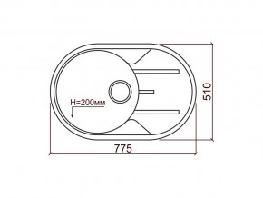 Мойка кварцевая Tolero R-116 Сафари 102 в Каслях - kasli.mebel74.com | фото 2