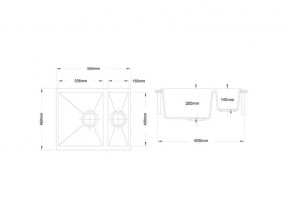 Мойка Longran Enigma ENG 555.460 15 в Каслях - kasli.mebel74.com | фото 2