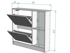 Обувница W102 в Каслях - kasli.mebel74.com | фото 3