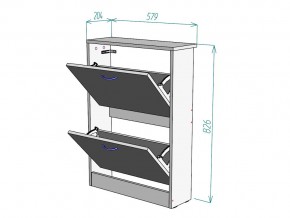 Обувница W103 в Каслях - kasli.mebel74.com | фото 3