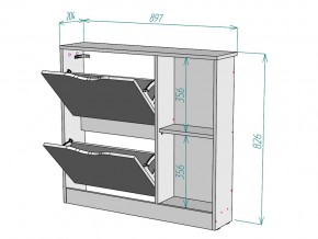 Обувница W104 в Каслях - kasli.mebel74.com | фото 3