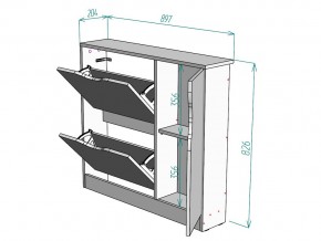 Обувница W106 в Каслях - kasli.mebel74.com | фото 3