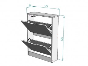 Обувница W110 в Каслях - kasli.mebel74.com | фото 3