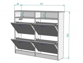 Обувница W15 в Каслях - kasli.mebel74.com | фото 3