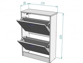 Обувница W3 в Каслях - kasli.mebel74.com | фото 3