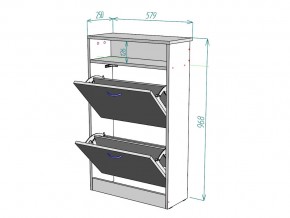 Обувница W5 в Каслях - kasli.mebel74.com | фото 3