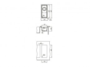 Подстольная мойка Оптима-HM 170.400.10.10 в Каслях - kasli.mebel74.com | фото 3