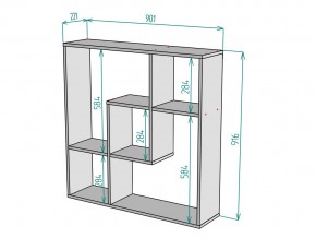 Полка S81 в Каслях - kasli.mebel74.com | фото 3