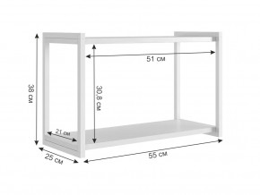 Полка Юниор графит/черный муар в Каслях - kasli.mebel74.com | фото 2