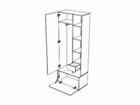 Прихожая Инес со шкафом в Каслях - kasli.mebel74.com | фото 4